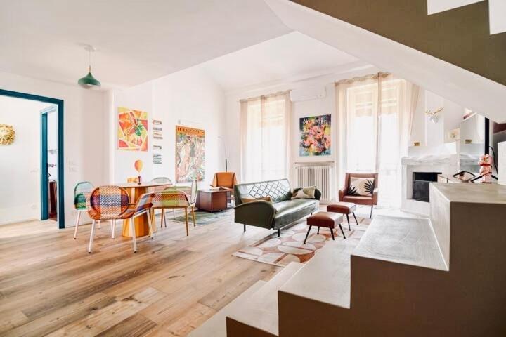149 Borgo Ticino Suite Attico Di Lusso Con Terrazzo E Parking Privato Παβία Εξωτερικό φωτογραφία